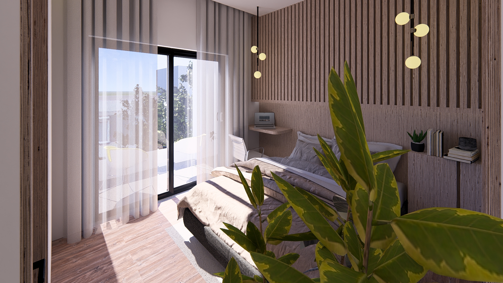 Chambre à Coucher Contemporaine